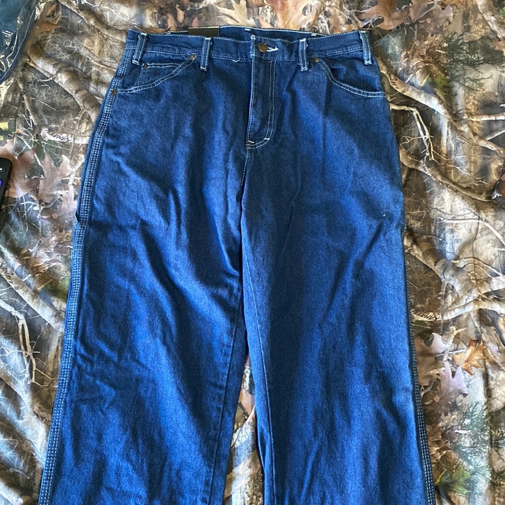 Dickies Straight Leg Relaxed Fit Carpenter Jeans - Picture 2 of 5